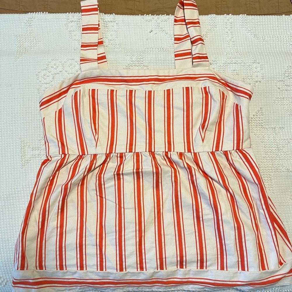 Cabi Striped Sleeveless Top